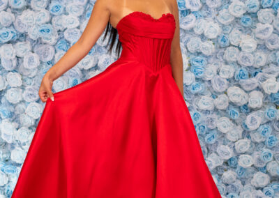 Ruby Prom 'Alicia' at 14 & Sixpence. Ilminster