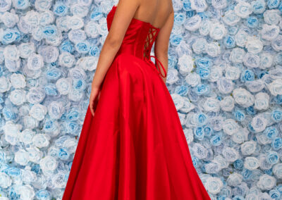 Ruby Prom 'Alicia' at 14 & Sixpence. Ilminster